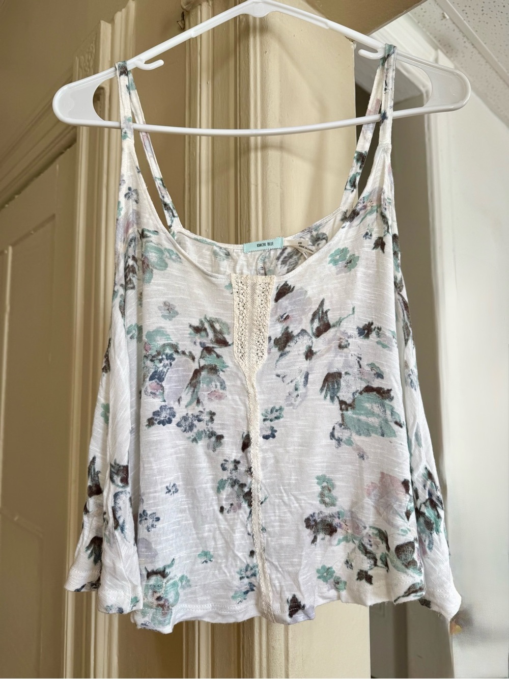 Floral fairy cami top 🌸  boho lace trim